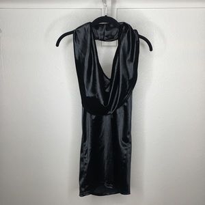 Sexy silky half backless dress, NWOT